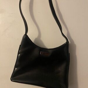 Guess Sleek Black Shoulder Bag